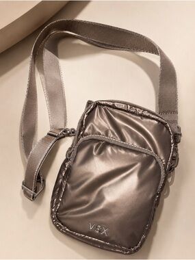 Victoria’s Secret VSX Metallic Crossbody Bag- Shimmering Rose NWT